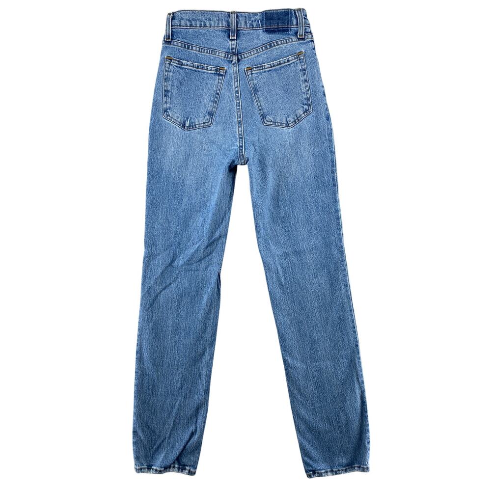 Abercrombie & Fitch The '90s Straight Ultra High Rise Jeans Women's 26 Light - Picture 3 of 7